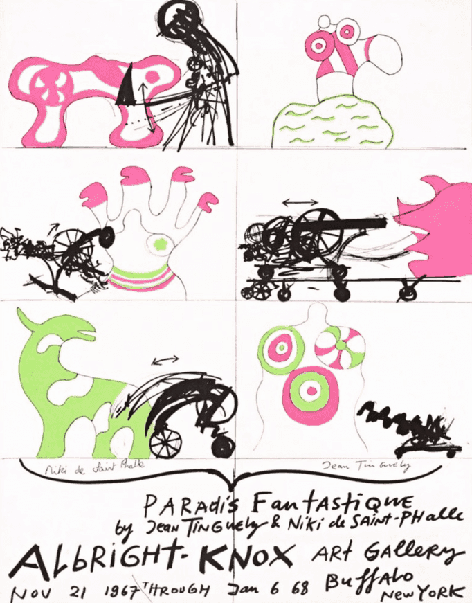Jean Tinguely, ‘Paradis Fantastique’, 1967, Print, Offset lithograph. Unframed., Albright-Knox Gallery, 