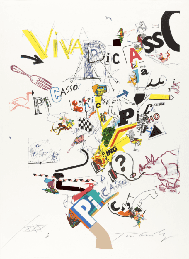 Jean Tinguely, ‘Viva Picasso’, 1973, Print, Lithograph on Arches paper, null, Numbered