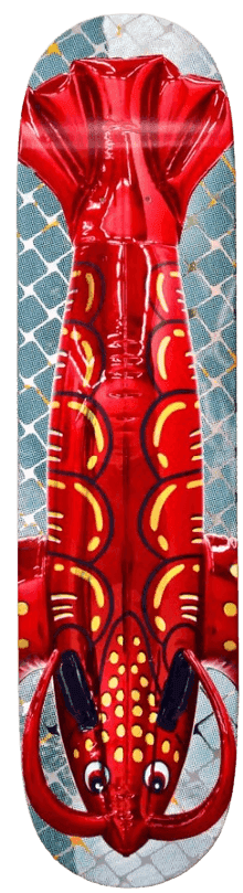Jeff Koons, ‘Lobster Skateboard’, 2025, Sculpture, High-end digital print on Canadian maple, silver foil pattern, null, 