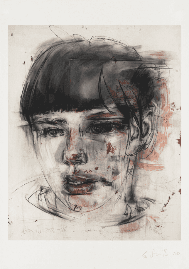 Jenny Saville, ‘Red Stare’, 2012, Print, Digital print in colours, null, Numbered, Dated