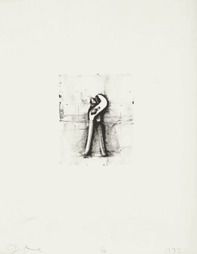 Jim Dine, ‘Adjustable Wrench’, 1973, Print, Lithograph, null, Numbered