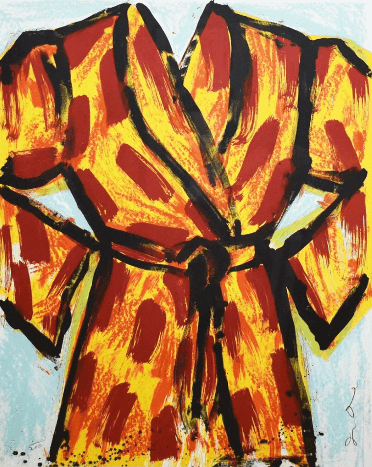 Jim Dine, ‘Black Ink Robe’, 2005, Print, Lithograph in colors on Rives BFK paper, null, Numbered