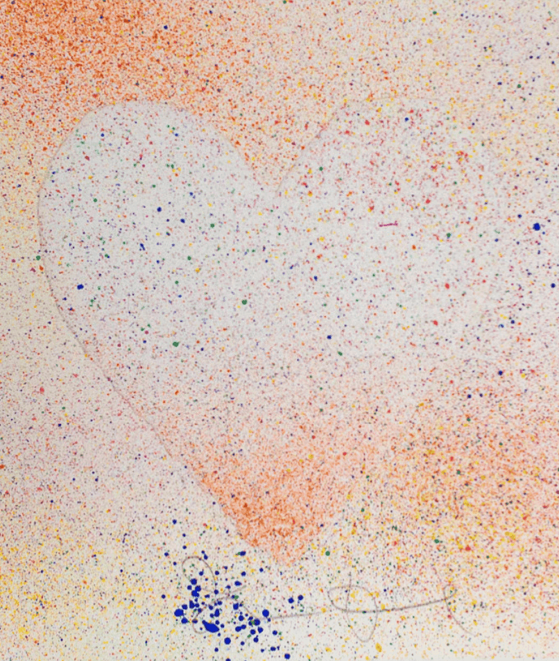 Jim Dine, ‘Confetti Heart’, 1970, Print, Lithograph with collage., null, Numbered
