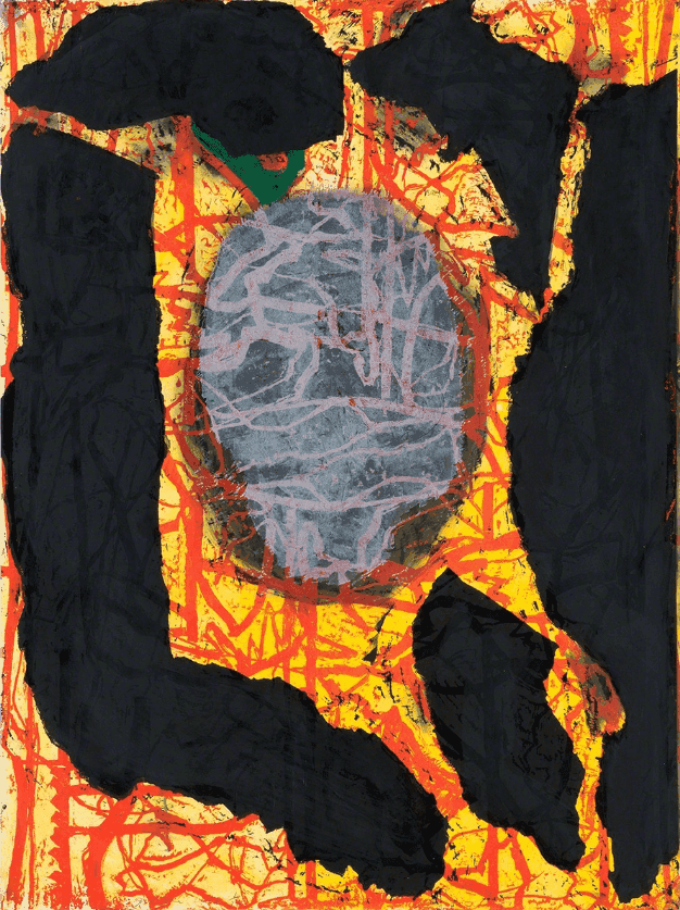 Jim Dine, ‘Congo Boots’, 2016, Print, Woodcut with hand coloring on Japan Daitoku paper, null, Numbered, Dated