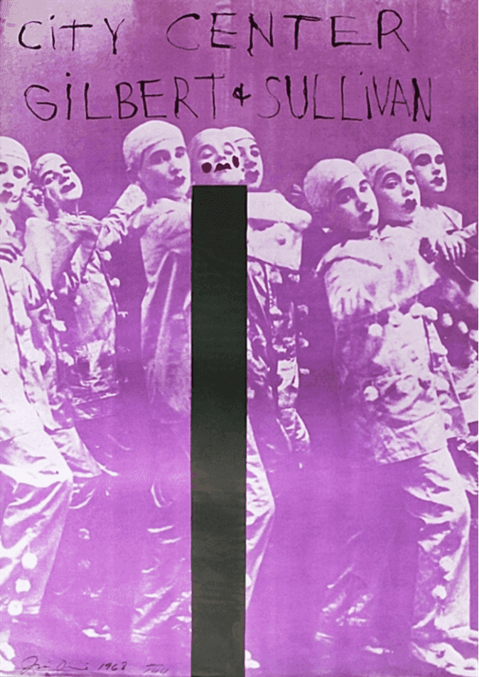 Jim Dine, ‘Gilbert & Sullivan’, 1968, Print, Color Silkscreen on wove paper, New York City Center of Music and Drama, Numbered, Dated