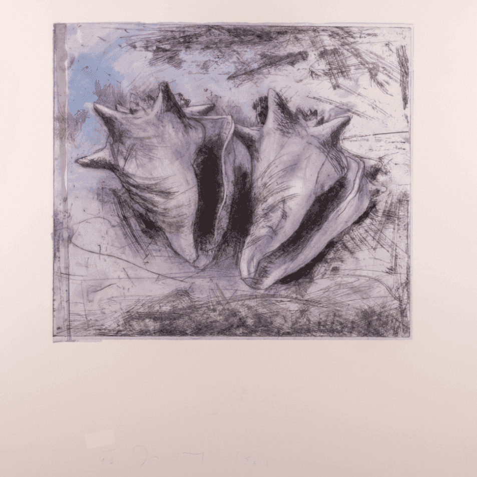 Jim Dine, ‘Key West’, 1981, Print, Etching over Offset Lithograph, null, Numbered, Dated