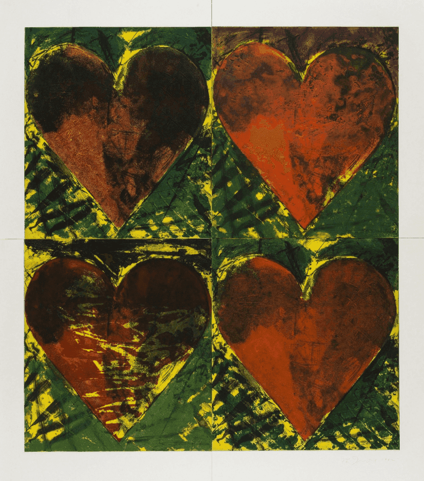 Jim Dine, ‘L.A. Eye Works’, 1982, Print, Four part etching, aquatint and carborundum printed in colours, each on Arches paper, Pace Editions, Inc., Numbered, Dated