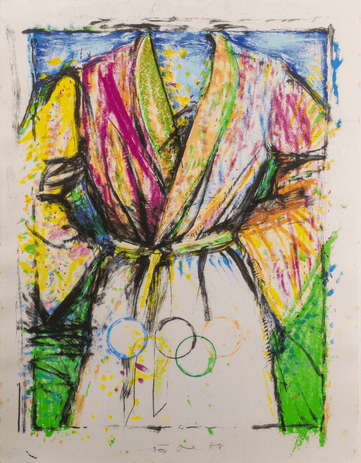 Jim Dine, ‘Olympic Robe’, 1988, Print, Lithograph on Paper, null, Numbered