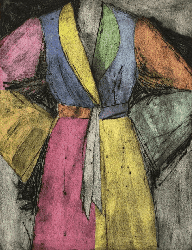 Jim Dine, ‘Pale Self’, 1995, Print, Cardboard relief and cardboard intaglio, on Arches Cover White, null, Numbered, Dated