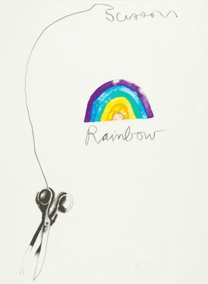 Jim Dine, ‘Rainbow Scissors’, 1969, Print, Lithograph, null, Numbered, Dated