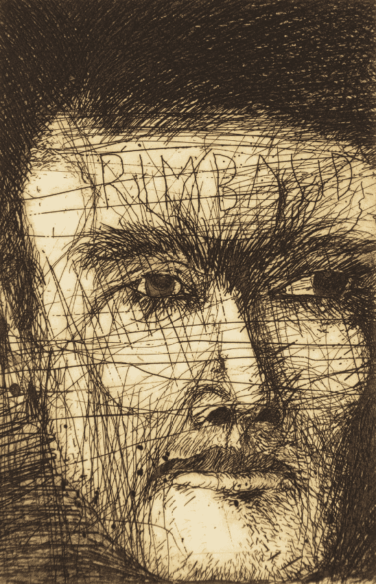 Jim Dine, ‘Rimbaud, the Coffee Exporter’, 1973, Print, Etching from one copper plate printed in brown on off-white Hodgkinson Hand Made paper., Petersburg Press, Numbered