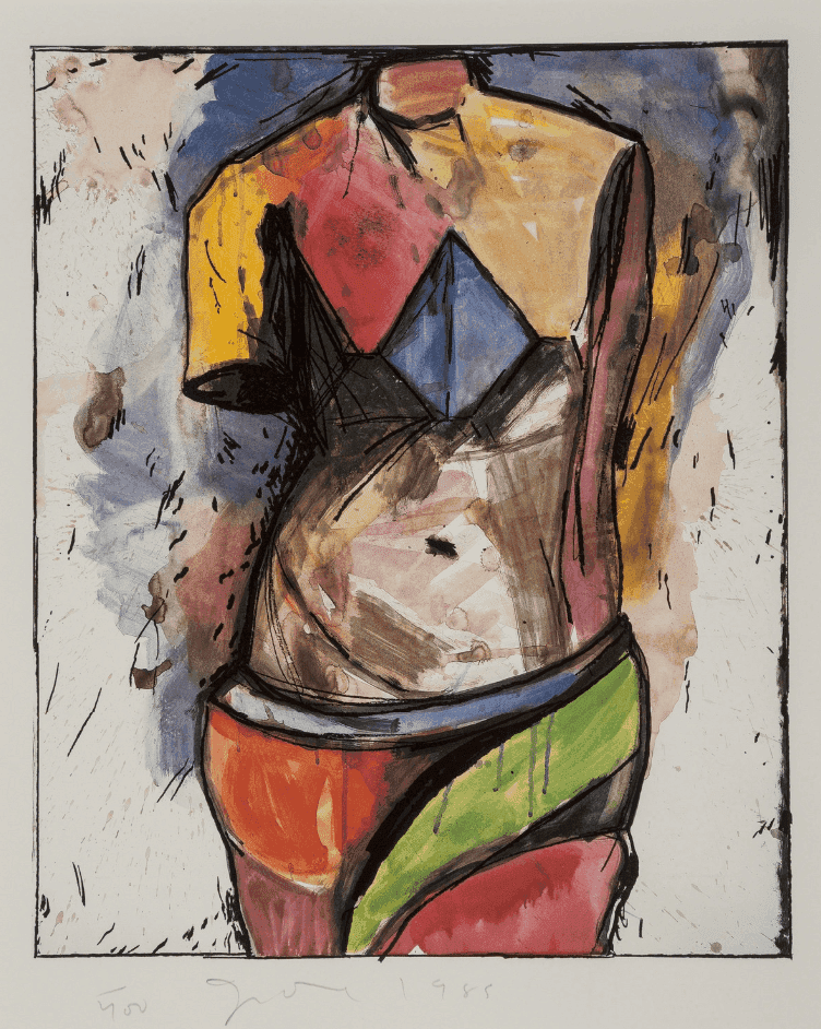 Jim Dine, ‘The Colorful Venus’, 1985, Print, Lithograph in colors, Waddington Graphics andPace Editions Inc.,, Numbered, Dated