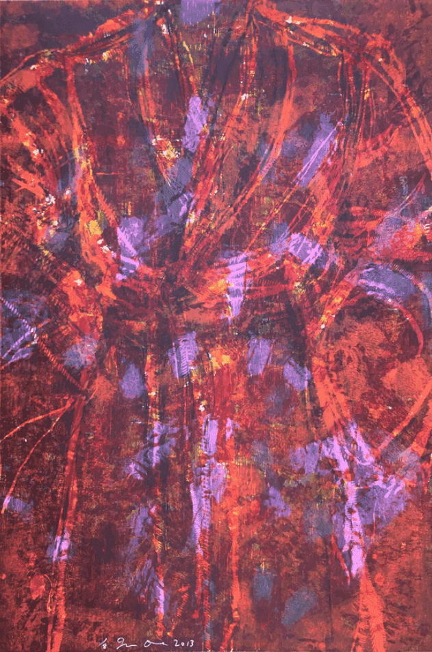 Jim Dine, ‘Transparent Grey Robe’, 2013, Print, Woodcut and collograph, null, Numbered