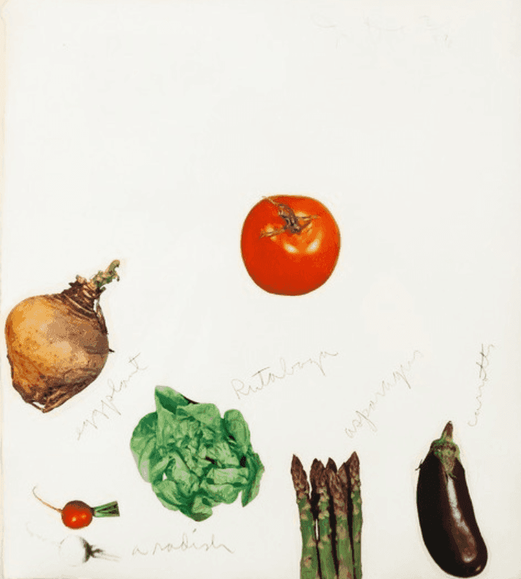 Jim Dine, ‘Vegetables III’, 1971, Print, Collage, pencil, and lithograph on handmade paper, null, Numbered
