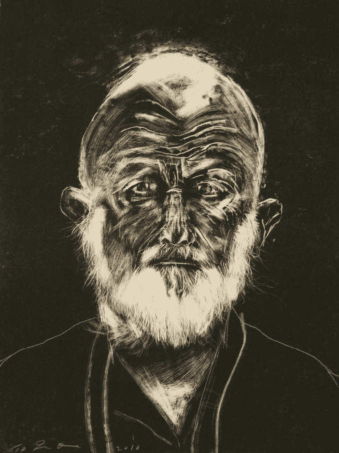 Jim Dine, ‘White Beard’, 2010, Print, One-Color Lithograph on Cuervo, Tamarind Institute, Numbered