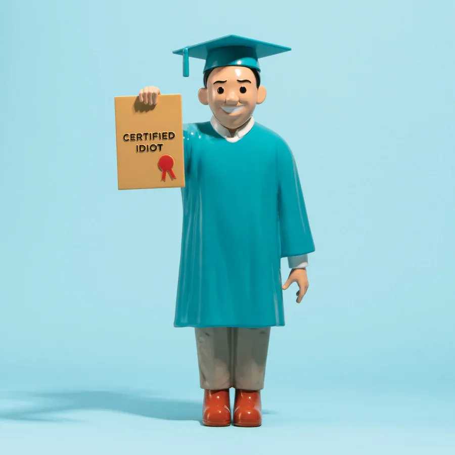 Artwork - https://cdn.fairart.io/Joan_Cornella_Certified_Idiot_1_8a8090712b.webp