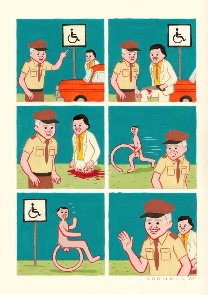 Joan Cornella, ‘Hopity’, 2013, Print, Pigment on Watercolour Radiant White 190gsm, Self-released, Numbered