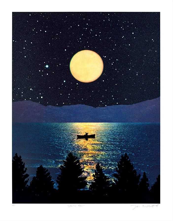 Joe Webb, ‘Shine On’, 10-02-2022, Print, Silkscreen with UV inks, gloss and glitter UV varnish on Somerset Enhanced Velvet 410gsm Paper, Self-released, Numbered
