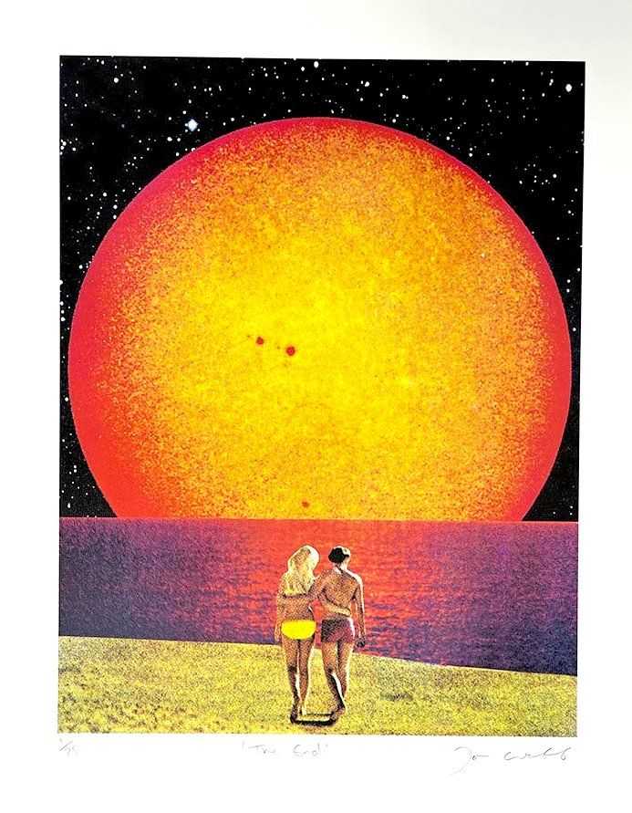 Joe Webb, ‘The End’, 2022, Print, 5 colour silkscreen with varnish on Somerset Enhanced Velvet 410gsm Paper, Self-released, Numbered