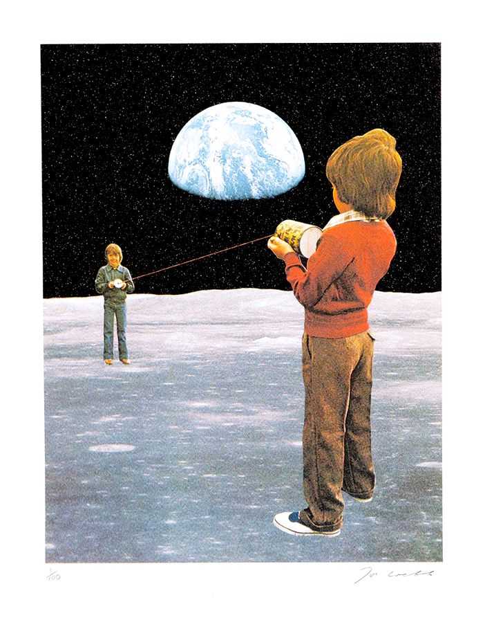 Joe Webb, ‘Transmission’, 04-06-2018, Print, Silkscreen and Diamond Dust on Naturalis Matt 330gsm paper, Self-released, Numbered