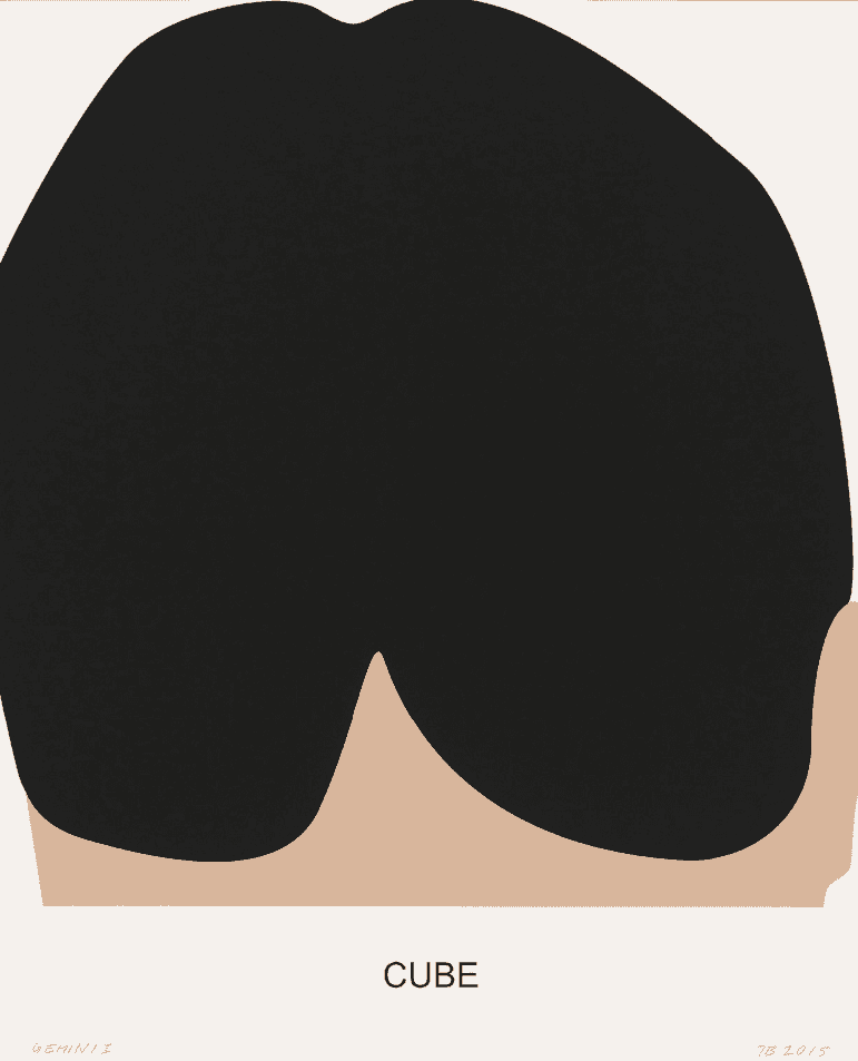 John Baldessari, ‘Cube’, 2016, Print, 3-color screenprint, Gemini G.E.L., Numbered, Dated