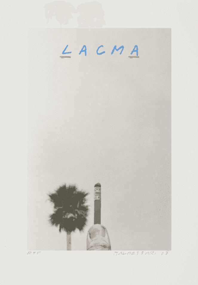 John Baldessari, ‘For Lacma’, 2008, Print, 4-color lithograph/screenprint, Gemini G.E.L., Dated