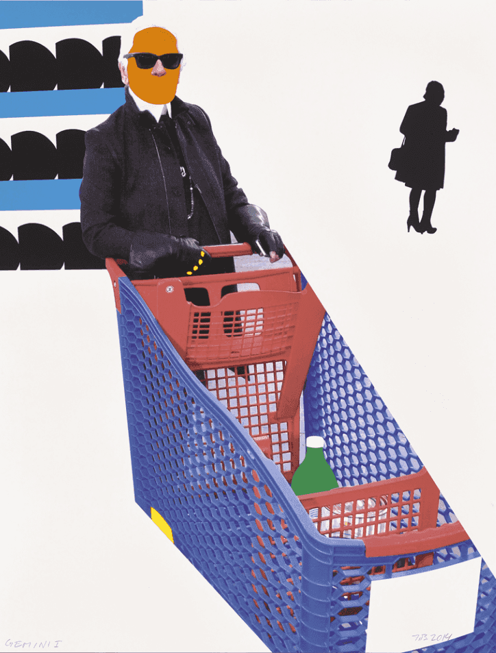 John Baldessari, ‘Karl Lagerfeld’, 2015, Print, 20 color screenprint, Gemini G.E.L., Numbered
