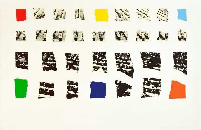 John Baldessari, ‘Motiv Opaque’, 2003, Print, Lithography and silkscreen, null, Numbered, Dated