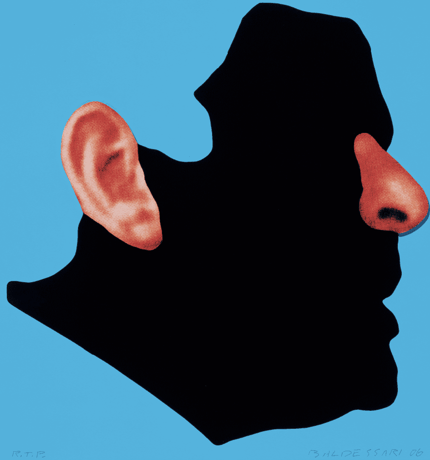 John Baldessari, ‘Profile with Ear and Nose (Color)’, 2006, Print, 2-layer, 7-color screenprint construction (mounted to Sintra and hand cut), Gemini G.E.L., Numbered, Dated