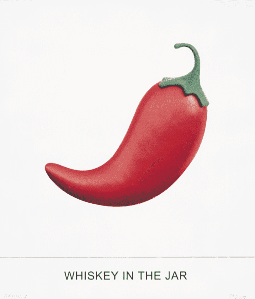 John Baldessari, ‘Whiskey in the Jar’, 2018, Print, 8-color screenprint, Gemini G.E.L., Numbered, Dated