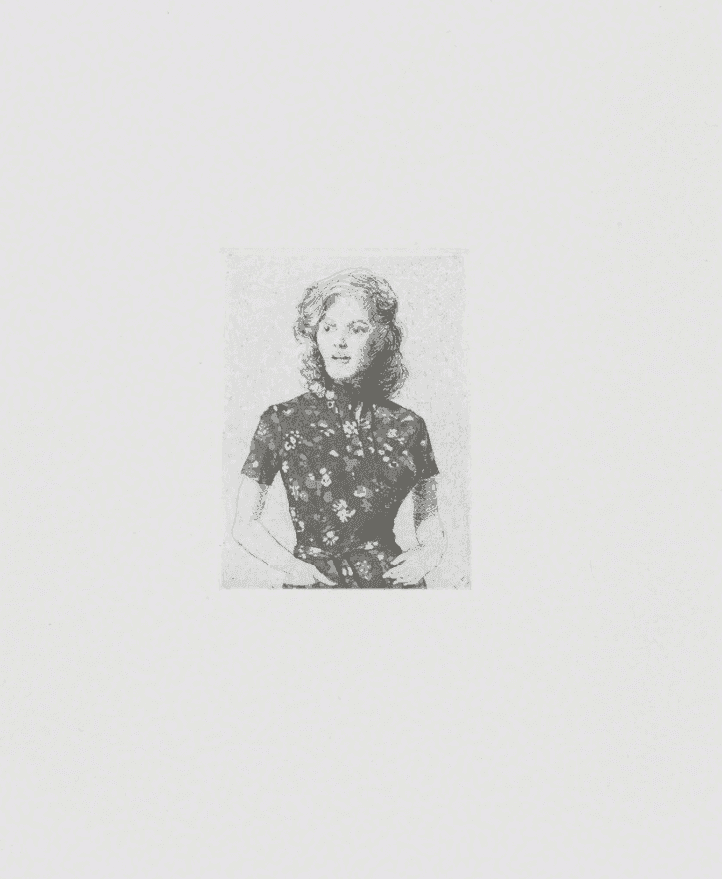 John Currin, ‘Janice’, 2011, Print, Etching on Handmade Kochi NB paper, null, 