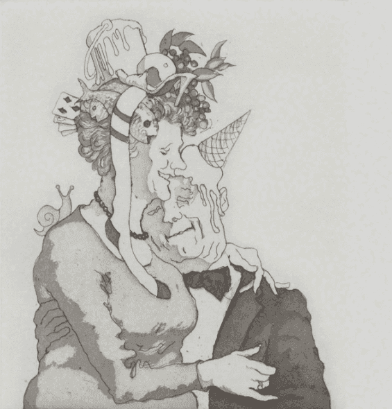 John Currin, ‘Pistachio’, 2016, Print, Etching with aquatint on Handmade Kochi NB paper, null, 