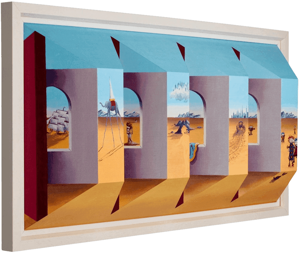 John D Wilson, ‘Parallel World’, 2012, Print, 3D Wall Sculpture, Castle Fine Art, Numbered
