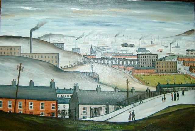 John D Wilson, ‘The Football Match’, 2021, Print, Fine Art Print, Castle Fine Art, Numbered, Framed