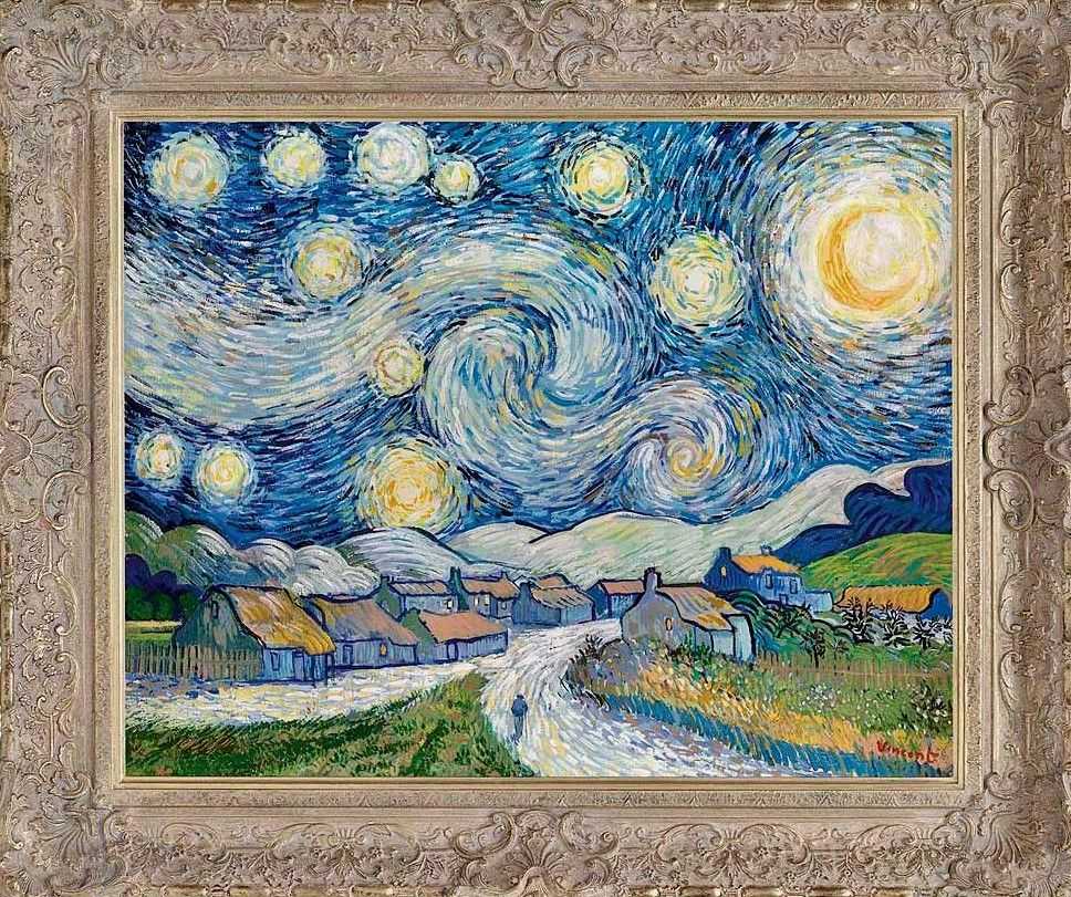 John Myatt, ‘Starry Night’, 2008, Print, Fine Art Print, Castle Fine Art, Numbered