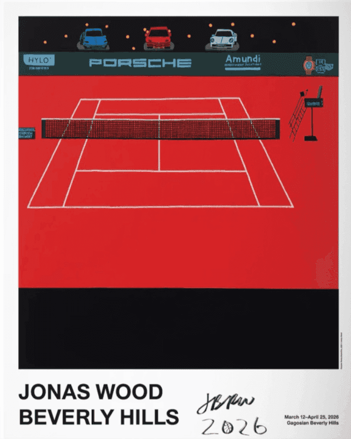 Jonas Wood, ‘Beverly Hills Poster - Signed’, 2026, Print, Lithograph in colors on semi gloss wove paper, null, 