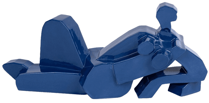 Jonatan Chapline, ‘Reclining Nude (Blue)’, 2018, Sculpture, Porcelain, Case Studyo, Numbered