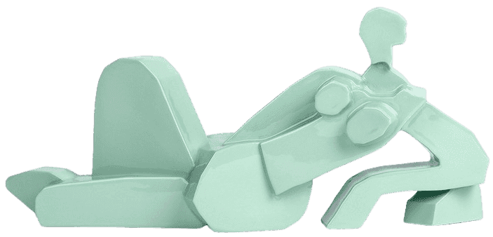 Jonatan Chapline, ‘Reclining Nude (Turquoise)’, 2018, Sculpture, Porcelain, Case Studyo, Numbered