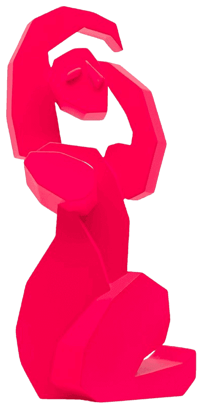 Jonatan Chapline, ‘Standing Bather (Pink)’, 2020, Sculpture, Painted bronze, Case Studyo, Numbered