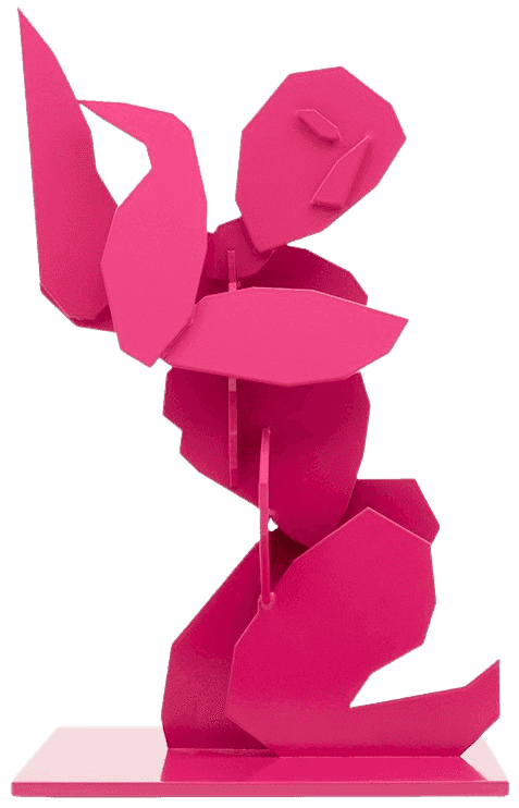 Jonatan Chapline, ‘Supporting Figures (Pink)’, 2019, Sculpture, Metal / powder coated, Case Studyo, Numbered