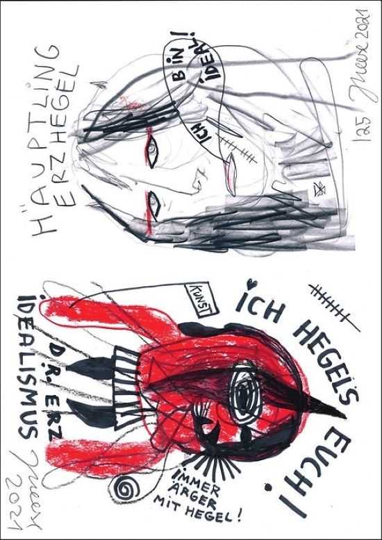Jonathan Meese, ‘Häuptling Erzhegel’, 2021, Print, 4 c print on 246 g diplomate cardboard, null, Numbered