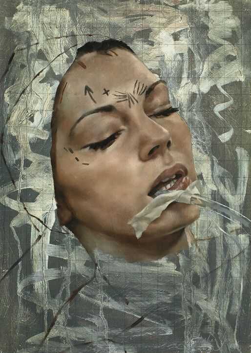 Jonathan Yeo, ‘Endobrow Lift’, 2018, Print, Archival pigment print with on Hahnemuhle Photo Rag Ultrasmooth paper with hand torn edges, Manifold Editions, Numbered