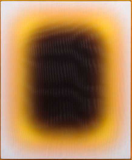 Jonny Niesche, ‘Chocolate Box Portals’, 2020, Print, Two layers of printed-on voile fabric edged by golden acrylic mirror, Collectors Agenda, Framed