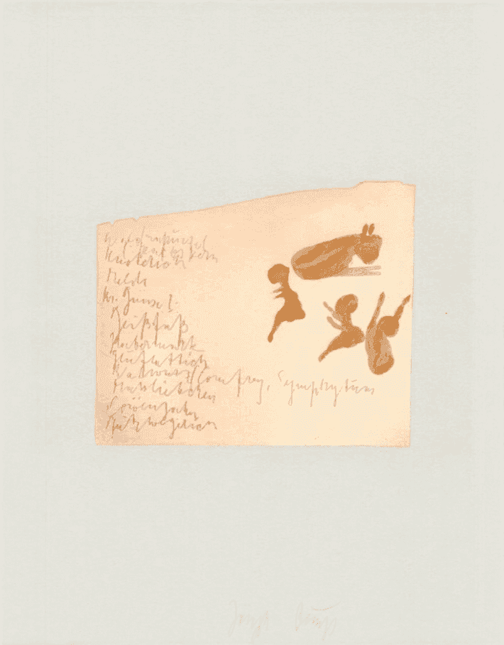 Joseph Beuys, ‘Calf with Children’, 1980, Print, Etching and lithograph on paper, null, Numbered