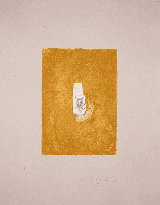 Joseph Beuys, ‘Honiggefäß’, 1982, Print, Etching and aquatint on white wove, on thin paper laid down on grey wove, null, Numbered