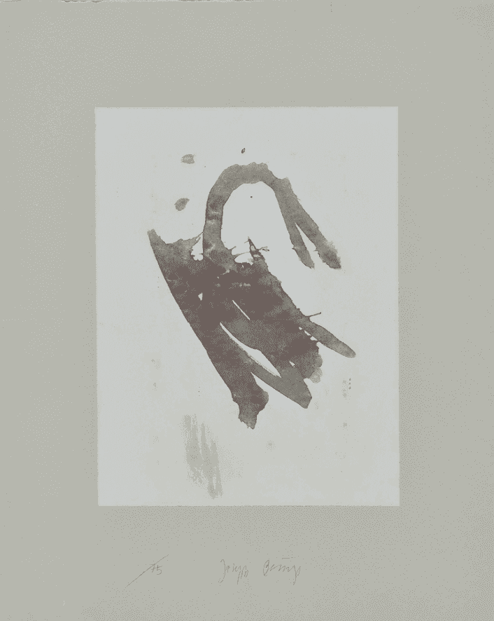 Joseph Beuys, ‘Schwan’, 1980, Print, Etching, aquatint and lithograph on paper, laid down on gray Rives wove, null, Numbered
