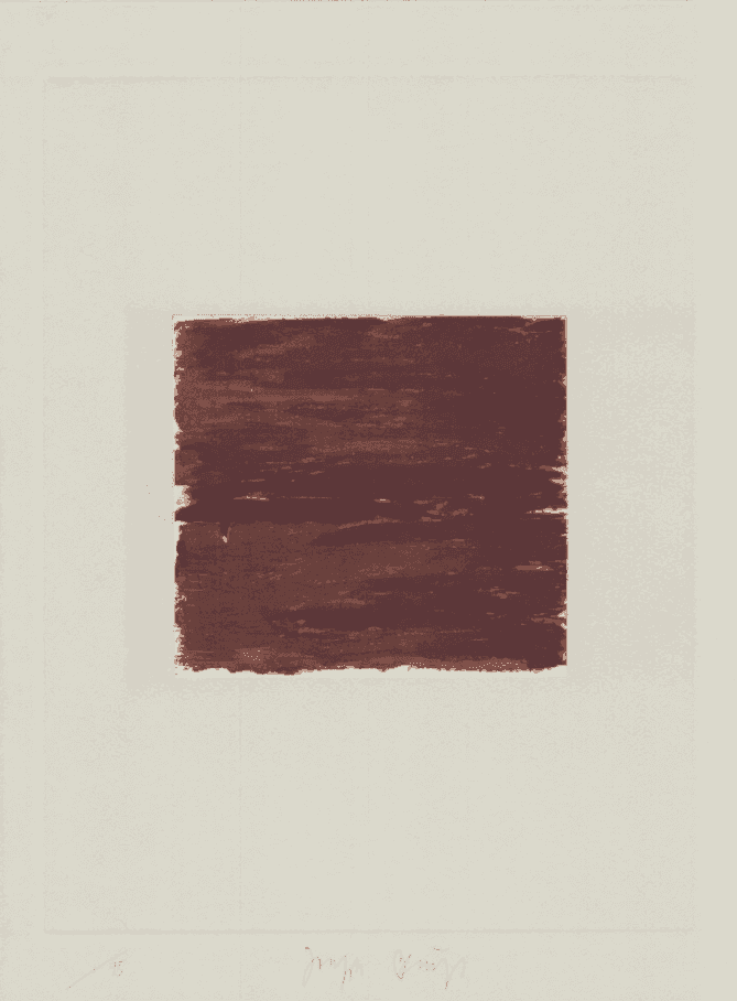 Joseph Beuys, ‘Schwurhand - Lumen’, 1980, Print, Acquatinta and Lithography on paper Rives, Grafos Verlag AG, Numbered