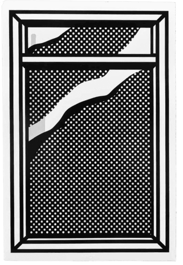 Joshua Vides, ‘Window no. 1’, 2021, Print, 3 color UV gloss screen print 160 lb Mohawk fine white paper deckled edge, null, Numbered