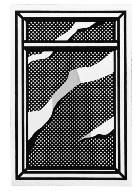 Joshua Vides, ‘Window no. 2’, 2021, Print, 3 color UV gloss screen print 160 lb Mohawk fine white paper deckled edge, null, Numbered