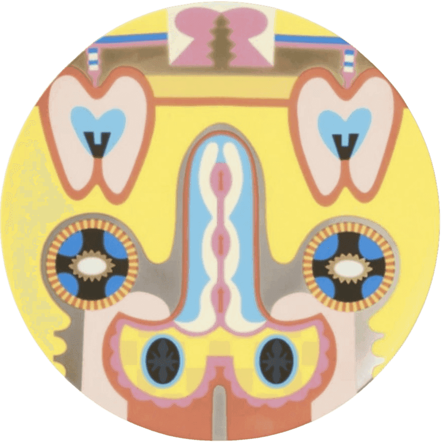 Judy Chicago, ‘Bigamy Hood Plate’, 2020, Sculpture, Ceramic, null, 
